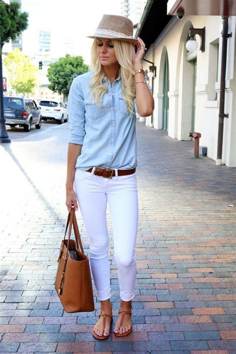 white jeans summer outfits.